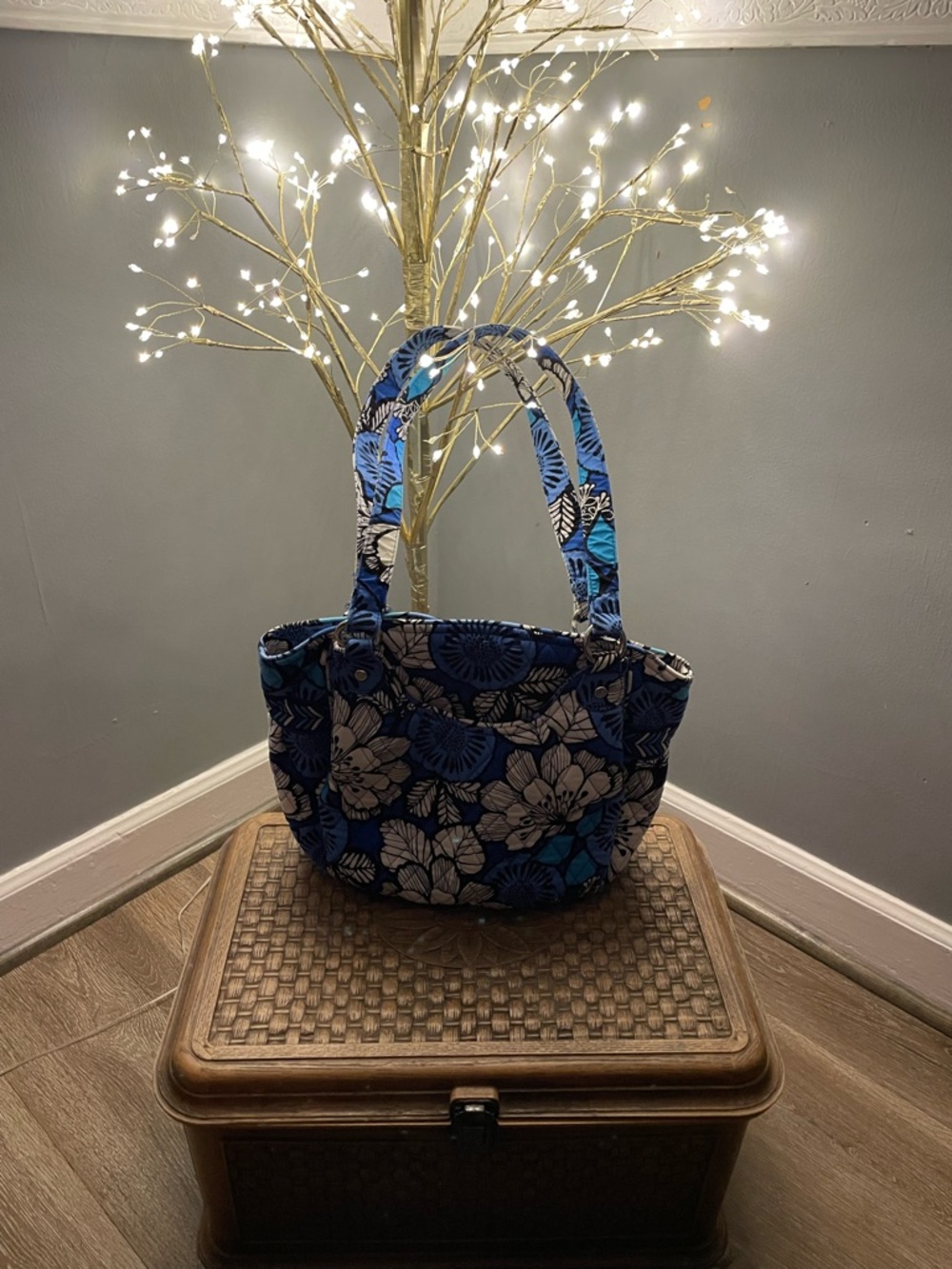 Vera Bradley Blue Floral Tote Bag
